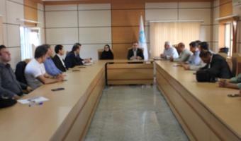 بازدید رییس پردیس بین‌المللی ارس از اماکن و فضاهای آموزشی پردیس بین المللی ارس دانشگاه تهران در منطقه آزاد جلفا